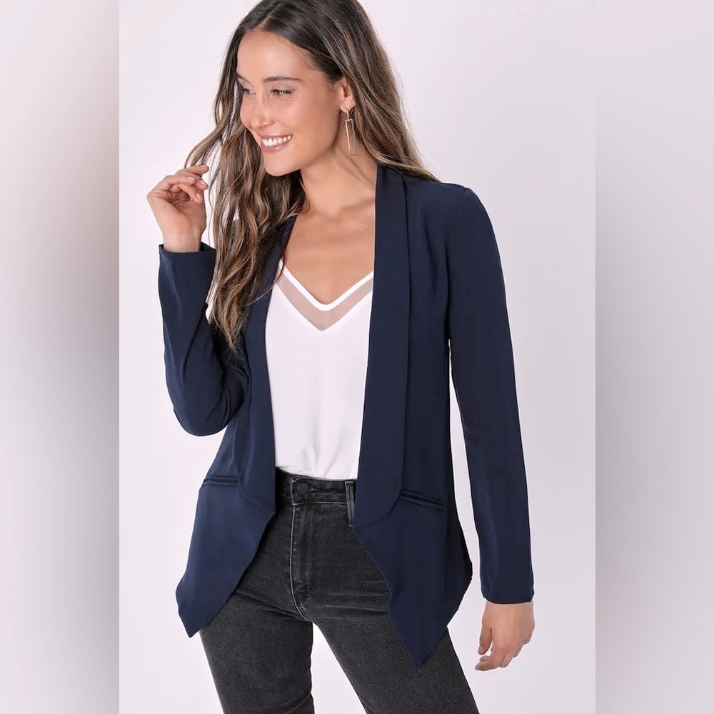 NWT Lulu’s Navy Women's Blazer